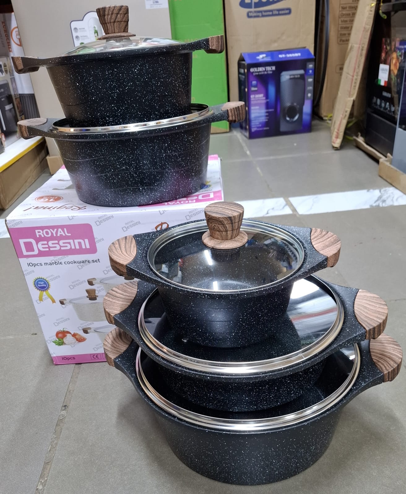10 Pcs Royal Dessini Cookware Set Ksh 11000 10 Pcs Royal Dessini Cookware Set Ksh 11000