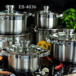 12 Pc Edenburg Stainless Steel
