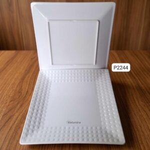 12 Pcs White Rectangular 11 inch plates P2244