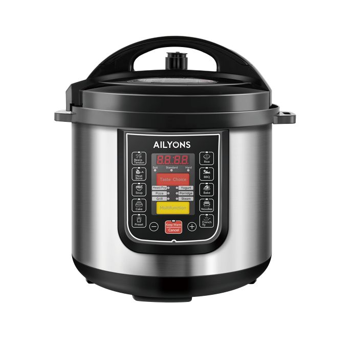 AILYONS LS-A6-6L Deluxe Pressure Cooker Multi-function Explosive Proof 1000W