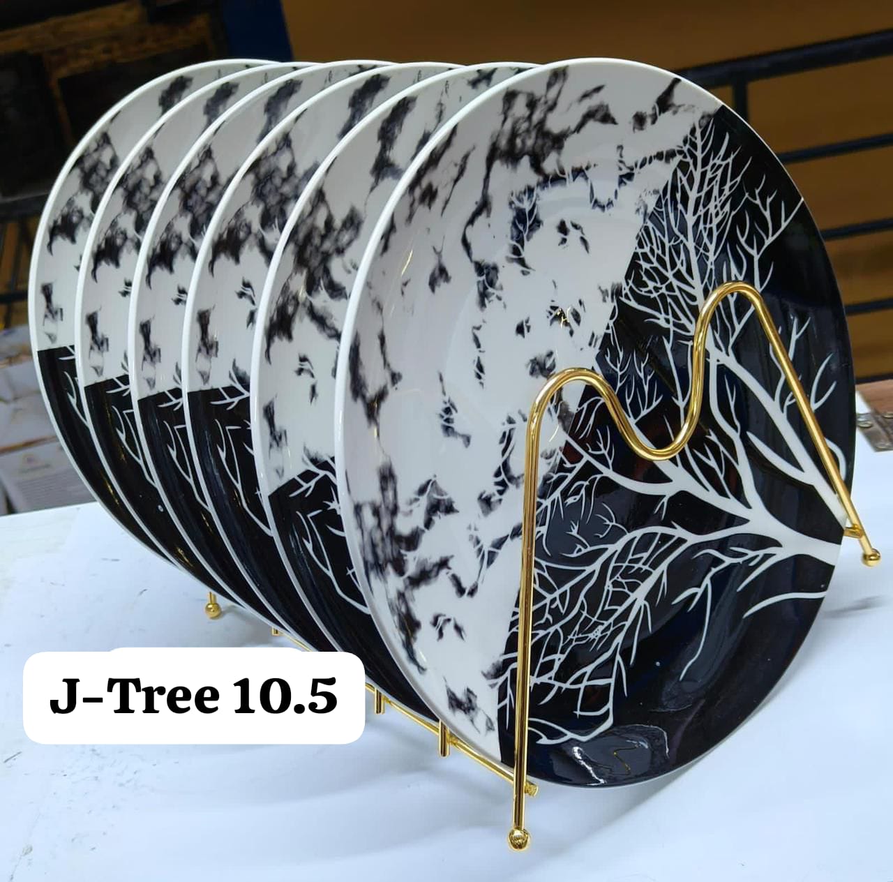 6-Pieces JTree plates melamine