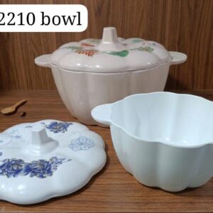 Melamine bowl with Lid W2210 10 inch