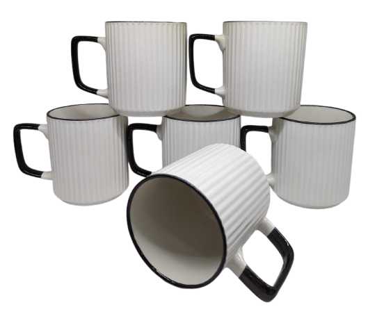 6 Pcs Japanese Ceramic Mug WBH 001