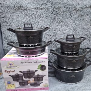 10 Pcs Regina Tc Granite Cookware Ksh 8500