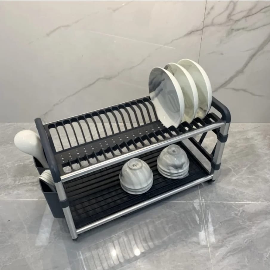 2 Tier Slick Modern Dish Rack