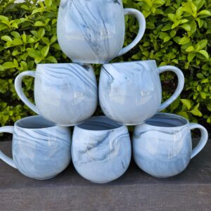 Grey Ceramic Mugs Pot Shape1