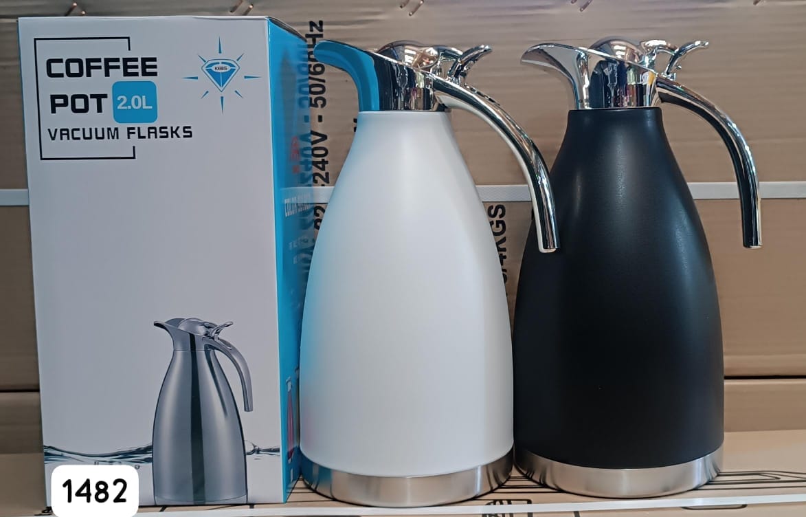 2 Litre Coffee pot Thermos Vacuum Flask Stainless Steel