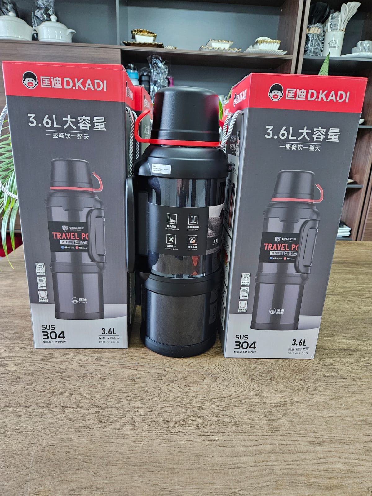 3.6 Litres Kadi Stainless Steel Vacuum Flask Ksh 3,500
