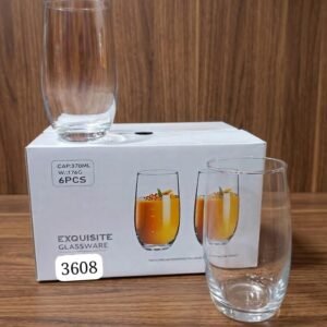 6 Pcs Concave Glass Tumbler Ksh 900