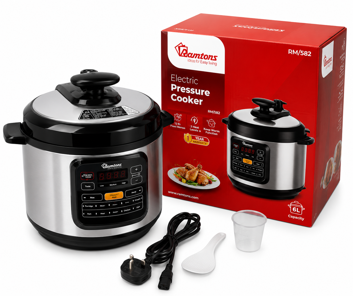 Ramtons RM/582 Electric Pressure Cooker